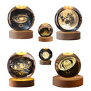 Luminária Cristal de Mesa Sistema Solar