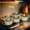 Conjunto Completo de Panelas em Granito - 5 Peças